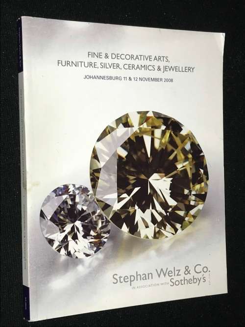 STEPHAN WELZ AUCTION CATALOGUE JHB 11 + 12 NOV 2008