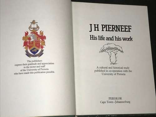 JH PIERNEEF HIS LIFE AND WORK BY PG NEL