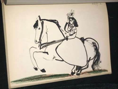 PABLO PICASSO TOROS Y TOREROS LUIS MIGUEL DOMINGIUN