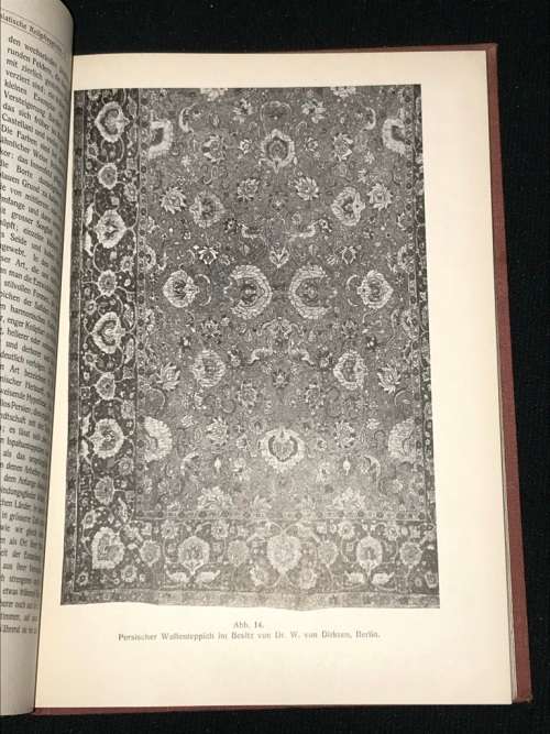 VORDERASIATISCHE KNUPFTEPPICHE AUS ALTERER ZEIT VON WILHELM BODE 1902 RUG BOOK