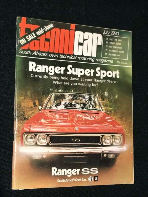 TECHNI CAR MAGAZINE JULY 1970