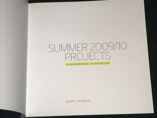 SUMMER 2009/2010 PROJECTS - MICHAEL STEVENSON