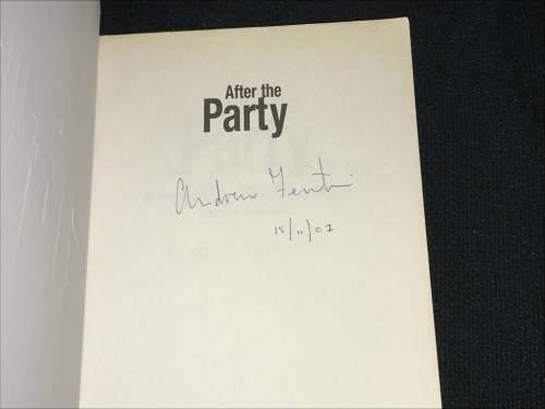 AFTER THE PARY A PERSONAL AND POLITICAL JOURNEY INSIDE THE ANC BY ANDREW FEINSTEIN SIGNED