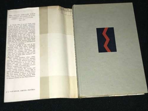 SOUTH AFRICAN FIELD ARTILLERY - GERMAN EAST AFRICA AND PALESTINE 1915 - 1919 EX- LIBRARY