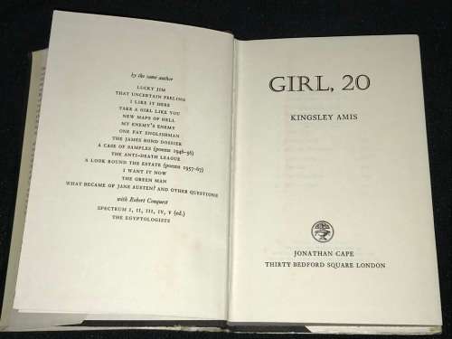 GIRL, 20 BY KINGSLEY AMIS