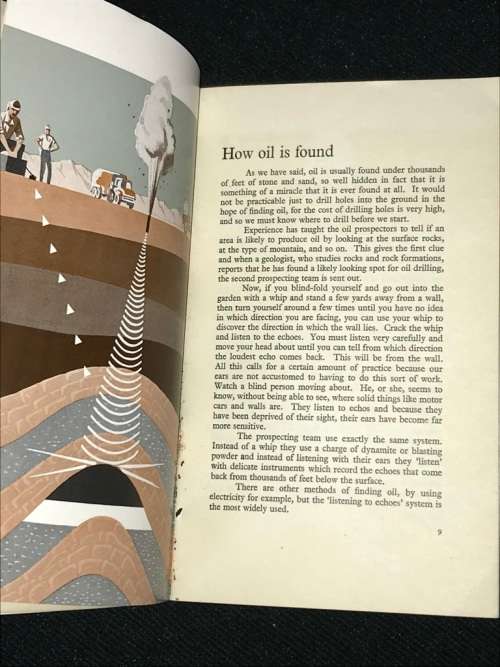 VINTAGE MOBIL OIL BOOKLET THE STORY OF OIL