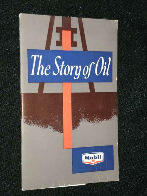 VINTAGE MOBIL OIL BOOKLET THE STORY OF OIL