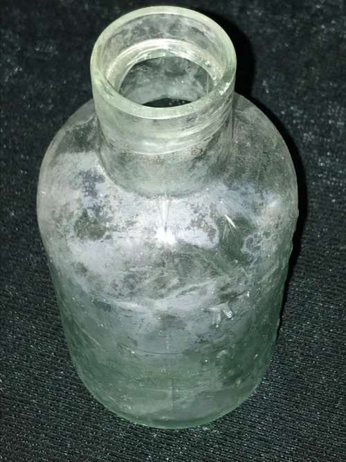 ANTIQUE MELLIN INFANT`S FOOD BOTTLE FROM LONDON