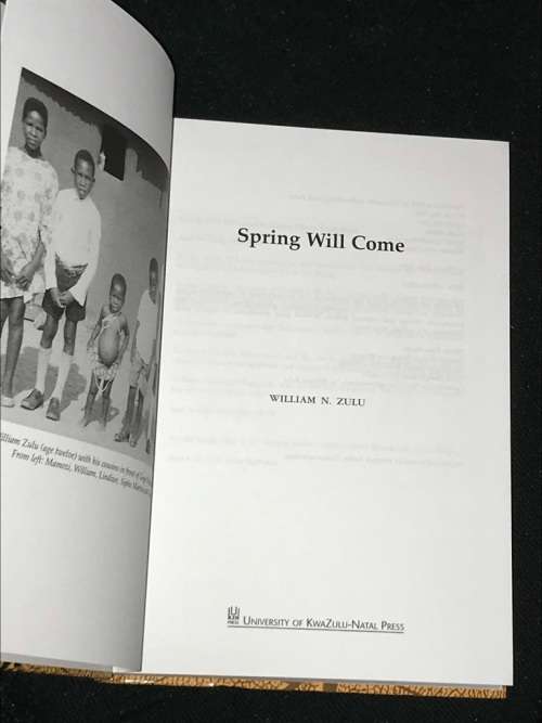 SPRING WILLL COME BY WILLIAM N. ZULU
