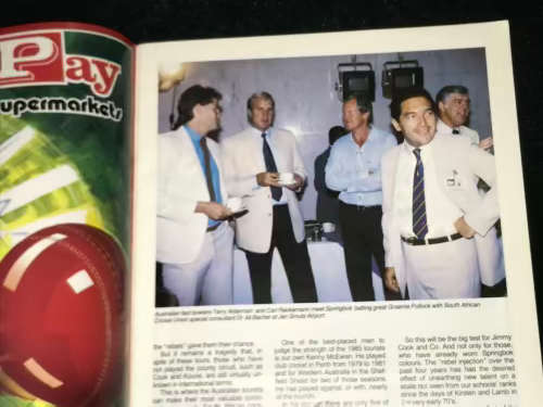 AUSSIES IN SOUTH AFRICA SA TOUR 1985 - 1987 OFFICIAL TOUR BROCHURE