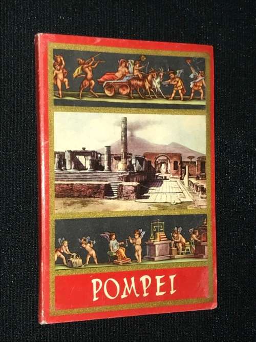 VINTAGE ITALIAN SOUVENIR FOLD OUT PHOTOS OF POMPEI