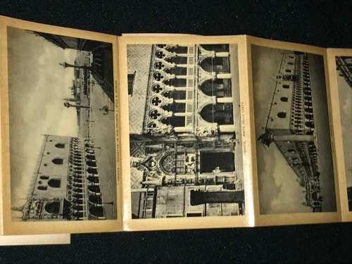 VINTAGE ITALIAN SOUVENIR FOLD OUT PHOTOS OF VENICE 32 VIEWS