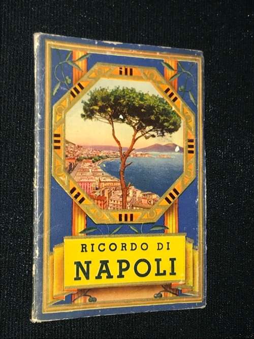 VINTAGE ITALIAN SOUVENIR FOLD OUT PHOTOS OF NAPOLI VIEWS