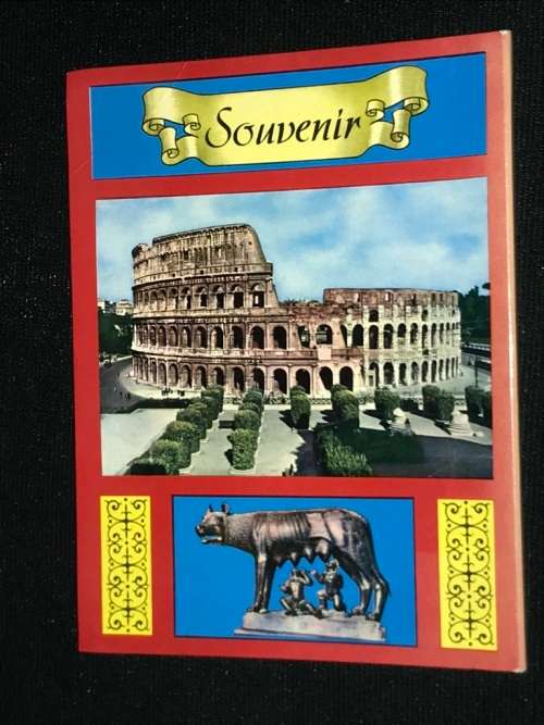 VINTAGE ITALIAN SOUVENIR FOLD OUT PHOTOS OF ROME