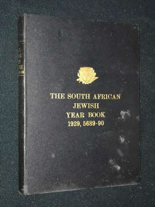 THE SOUTH AFRICAN JEWISH YEAR BOOK 1929 5689 - 90