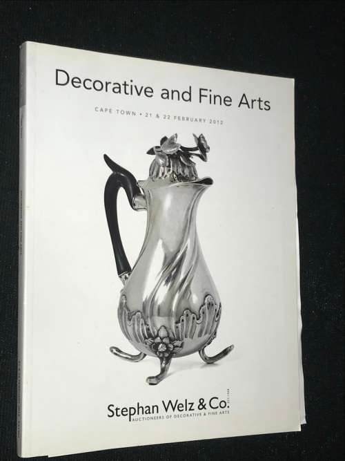STEPHAN WELZ AUCTION CATALOGUE 21 + 22 FEB 2012 CAPE TOWN