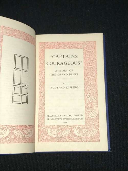 CAPTAINS COURAGEOUS BY RUDYARD KIPLING 1932