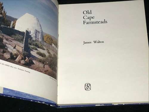 OLD CAPE FARMSTEADS BY JAMES WALTON