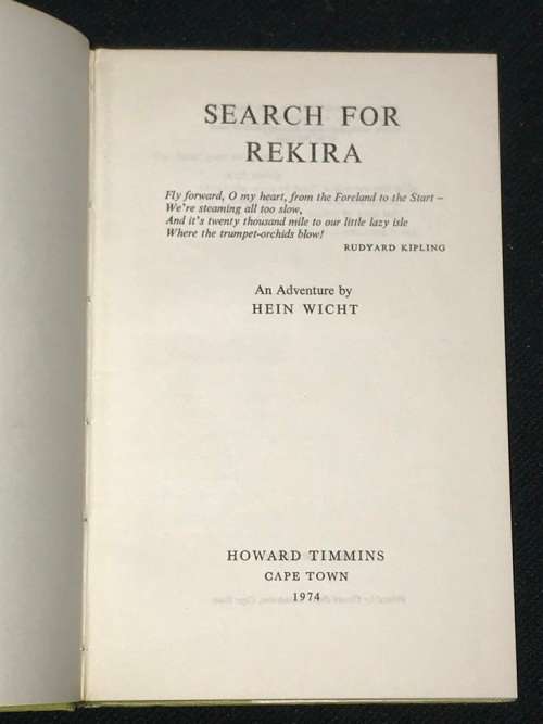 SEARCH FOR REKIRA BY HEIN WICHT