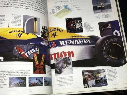 WILLIAMS RENAULT FORMULA ONE MOTOR RACING BOOK INTRO BY ALAIN PROST
