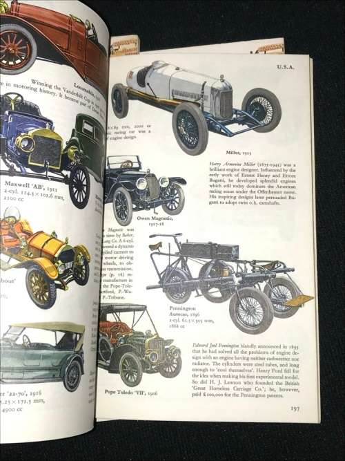 CARS OF THE WORLD BY J.D. SCHEEL 4 BOOKS IN SLIPCASE