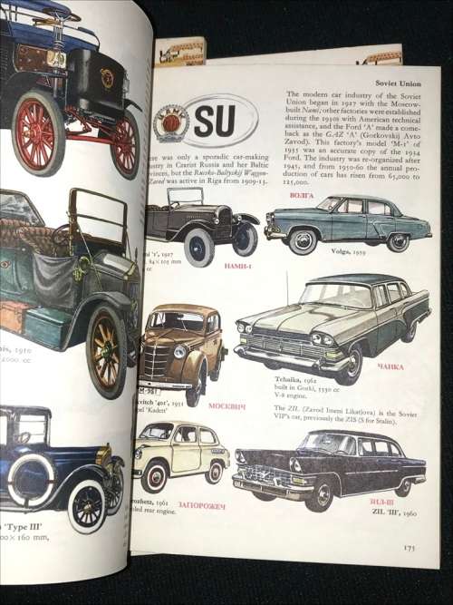 CARS OF THE WORLD BY J.D. SCHEEL 4 BOOKS IN SLIPCASE