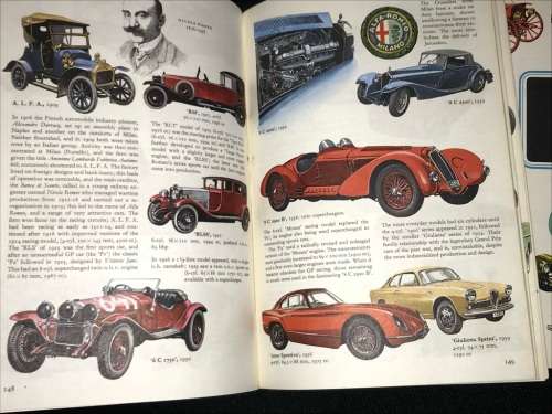 CARS OF THE WORLD BY J.D. SCHEEL 4 BOOKS IN SLIPCASE