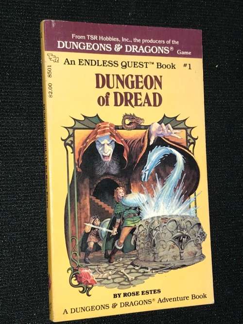 DUNGEON OF DREAD BY ROSE ESTES A DUNGEON'S AND DRAGONS ADVENTURE BOOK