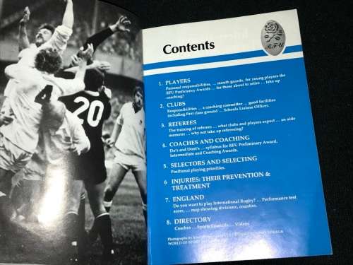 ENGLAND RFU 1985/87 A PLAYING GUIDE
