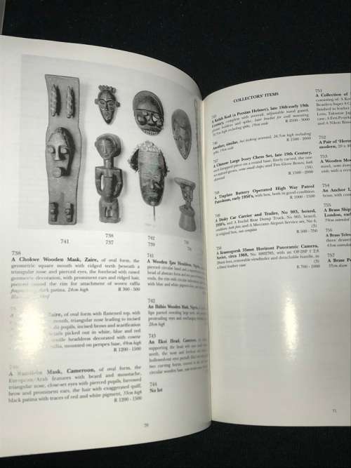STEPHAN WELZ AUCTION CATALOGUE 10 APRIL 1995 JHB