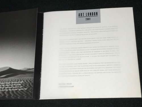 DYLAN LEWIS THE CAT EXHIBITION BROCHURE