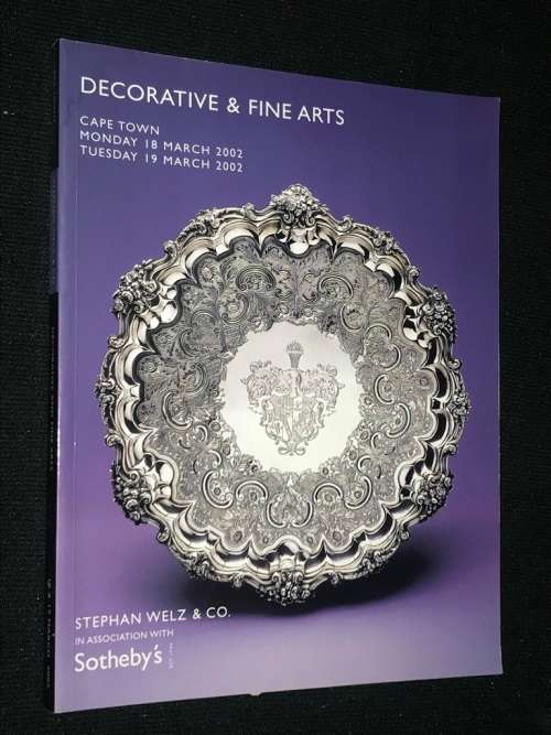 STEPHAN WELZ AUCTION CATALOGUE CAPE TOWN 18 - 19 MARCH 2002