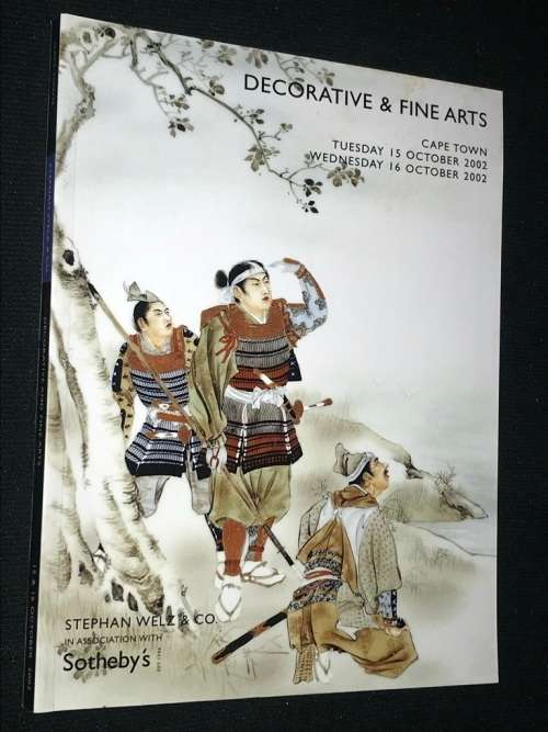 STEPHAN WELZ AUCTION CATALOGUE CAPE TOWN 15 + 16 OCT 2002