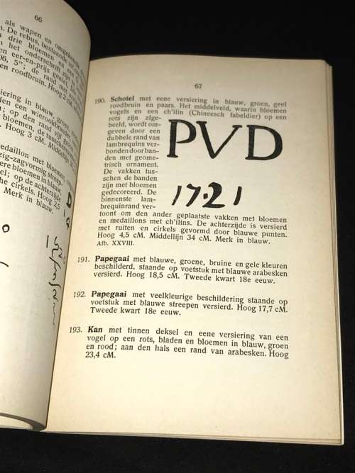 CATALOGUS VAN DE VERZAMELING NEDERLANDSCH AARDWERK 1917