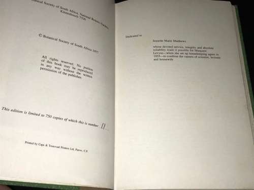INSNAR'D WITH FLOW'RS MEMOIRS OF ST DR. M.R.B. LEVYNS A GREAT SOUTH AFRICAN BOTANI