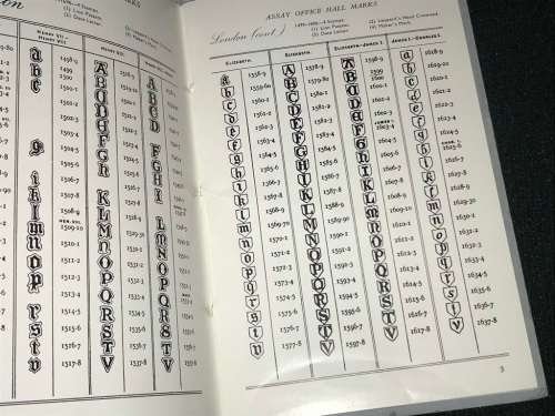HALL MARKS OF ENGLISH SILVER  - HANCOCKS & CO
