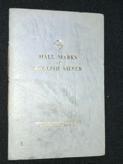 HALL MARKS OF ENGLISH SILVER  - HANCOCKS & CO