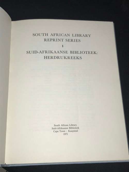 EARLY CAPE PRINTING - VROEE KAAPSE DRUKWERK 1796 - 1802