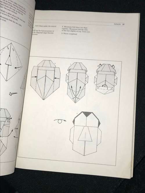 FOLDING FACES MAKING PORTRAITS IN PAPER BY ERIC KENNEWAY