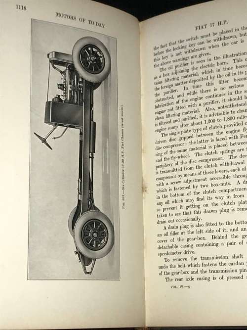 MOTORS OF TODAY BY H. THORNTON RUTTER 5 VOLUME SET