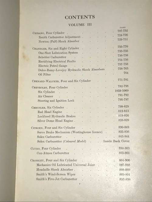 MOTORS OF TODAY BY H. THORNTON RUTTER 5 VOLUME SET