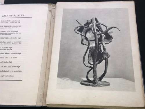 TWELVE BRONZES BY JACQUES LIPCHITZ 16 COLLOTYPE PLATES WITH INTRODUCTORY NOTE NEW YORK 1943