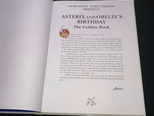 ASTERIX & OBELIX'S BIRTHDAY GOLDEN BOOK