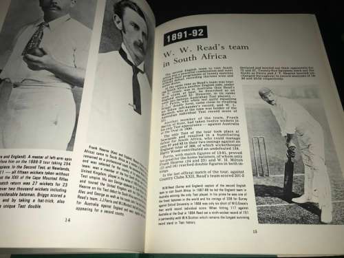 SOUTH AFRICA IN INTERNATIONAL CRICKET 1880 - 1970 BY BRIAN BASSANO