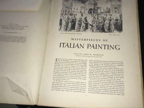 MASTERPIECES OF ITALIAN PAINTING COLOUR PRINTS