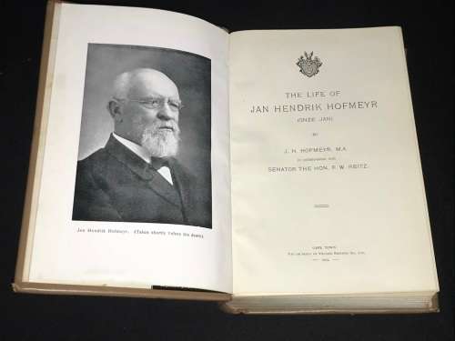 THE LIFE OF JAN HENDRIK HOFMEYR BY J.H. HOFMEYR 1913