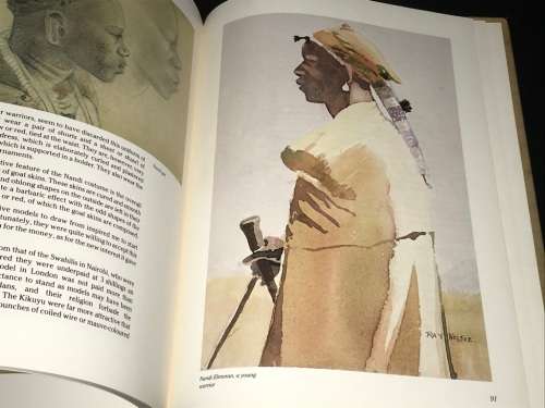 AN AFRICAN SKETCHBOOK DRAWING AND WATERCOLOURS OF KENYA BY RAY NESTOR