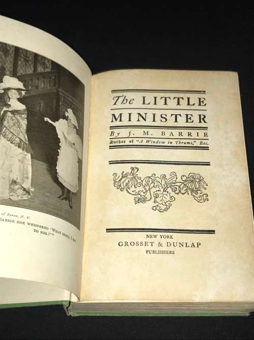 THE LITTLE MINISTER BY J.M. BARRIE 1897