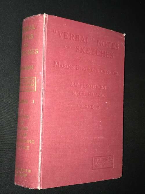 VERBAL NOTES AND SKETCHES FOR MARINE ENGINEER OFFICERS AND MAP OF PARIS