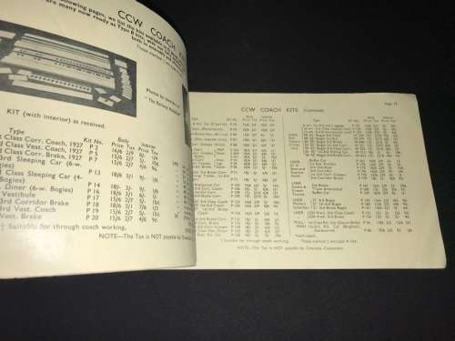 CCW PRODUCTIONS COMPONENTS FOR THE CONNOISSEUR 6TH EDITION 1954